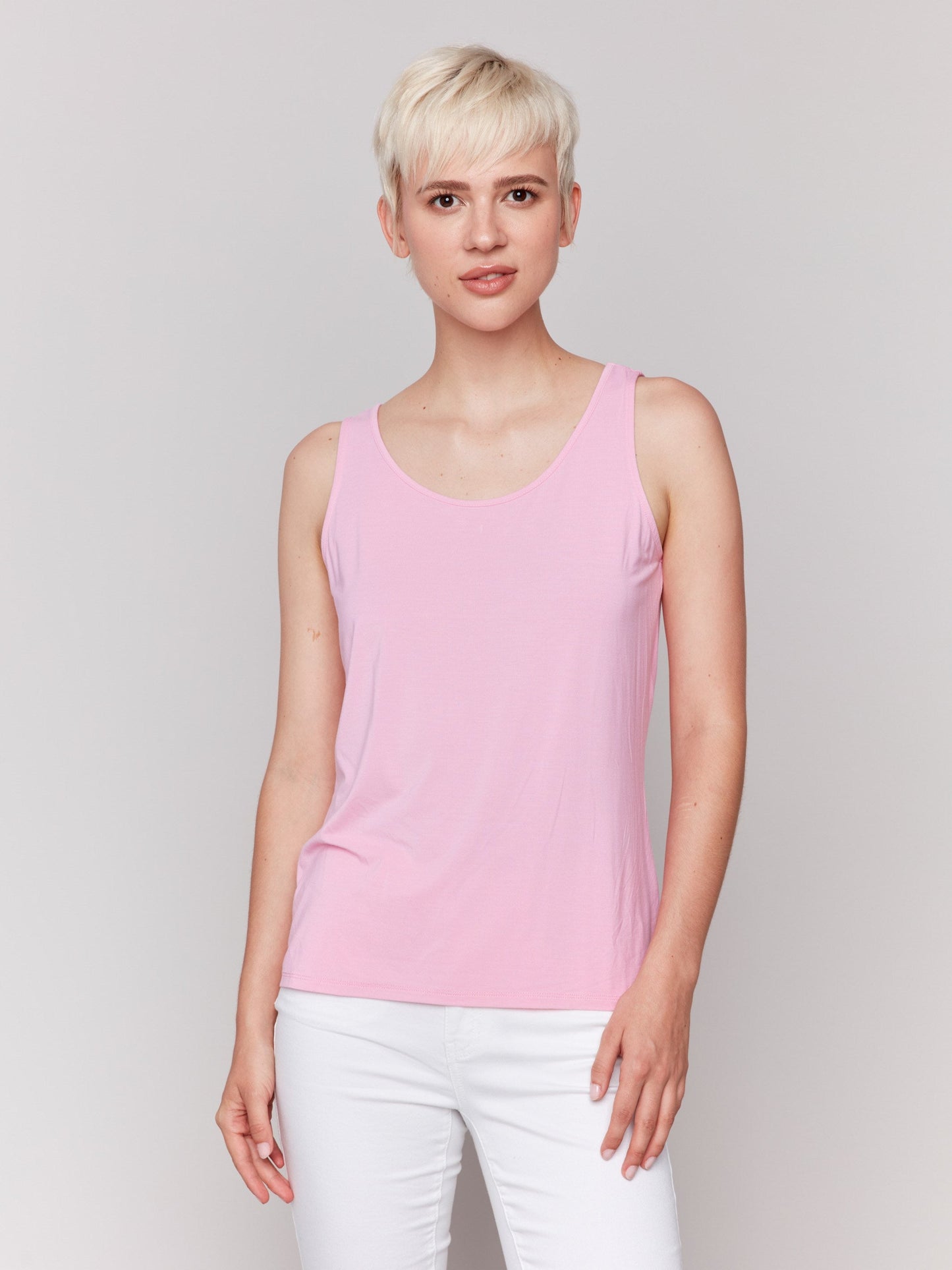 Reversible Bamboo Cami - Begonia